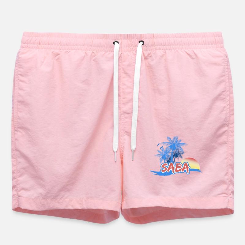 Saba comme plage - Short de bain - rose