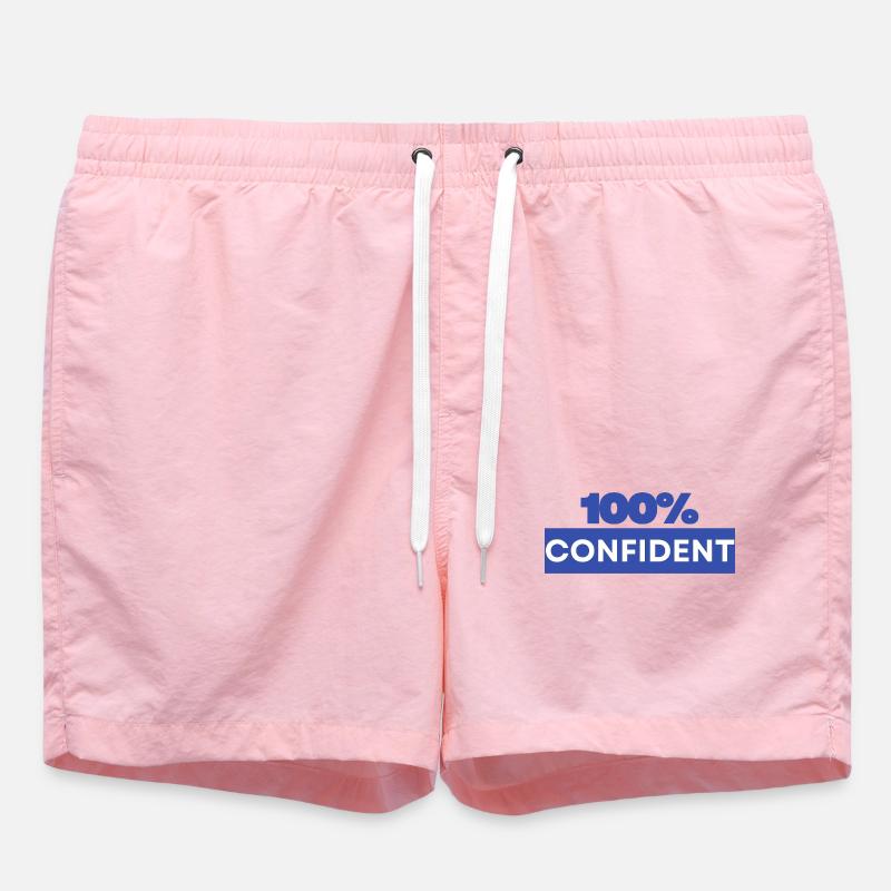 100 % confiant - Short de bain - rose