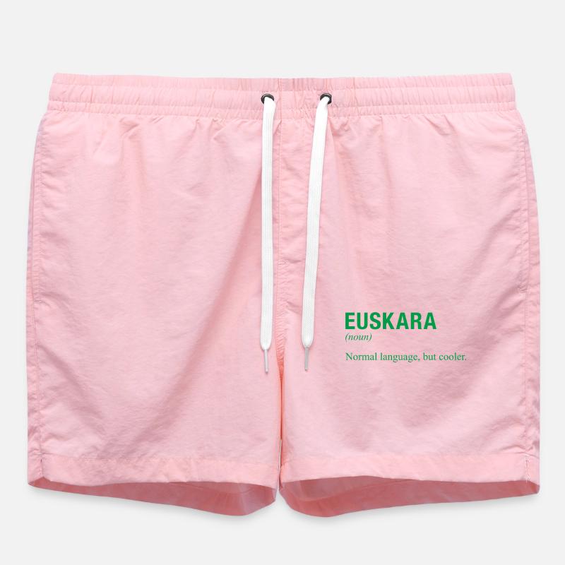 Basque language - Swim Trunks - pink
