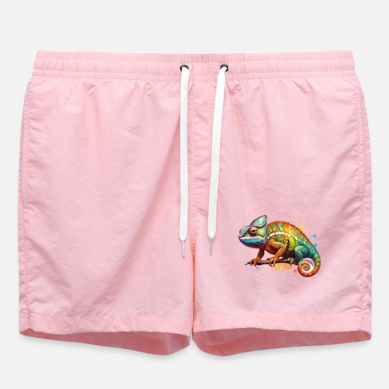 Cham_2 - Swim Trunks - pink