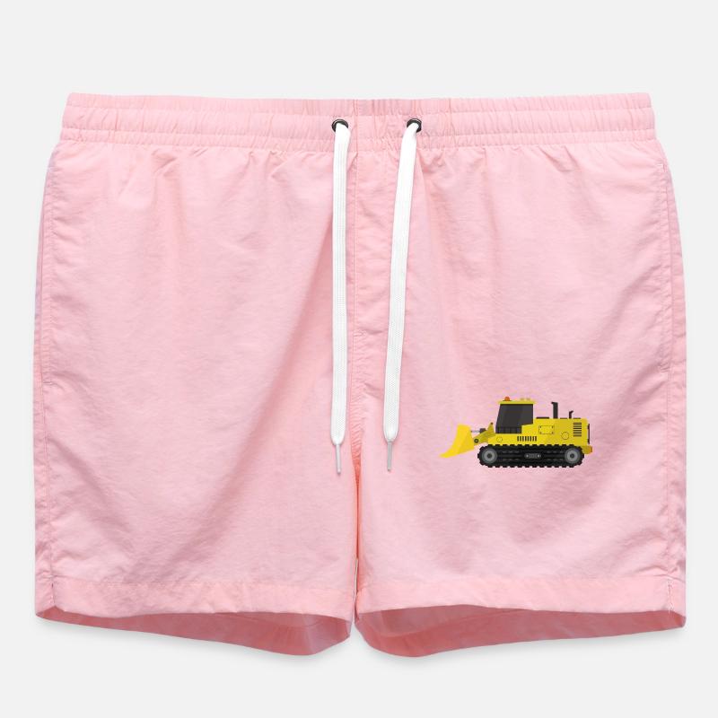 Bulldozer - Short de bain - rose
