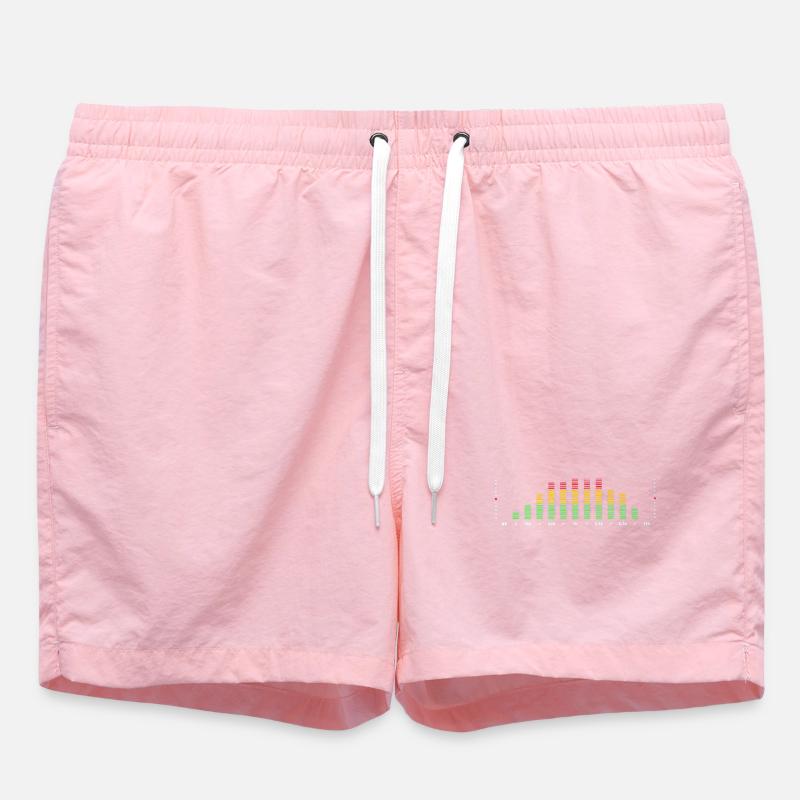 Rainbow Equalizer Pulse - Swim Trunks - pink