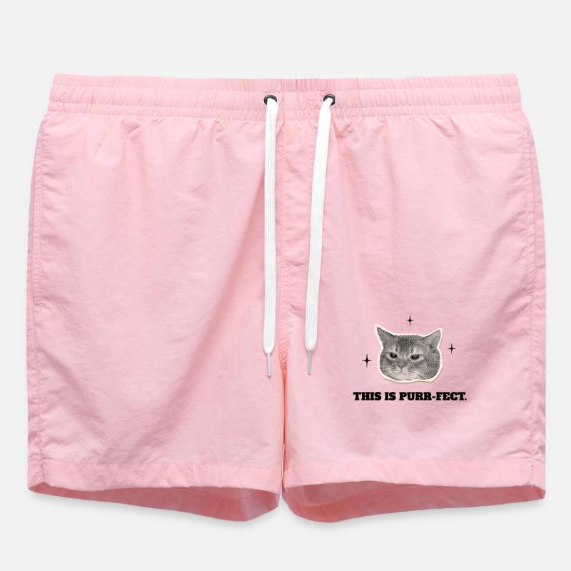 Le Chat Ronron-parfait - Short de bain - rose