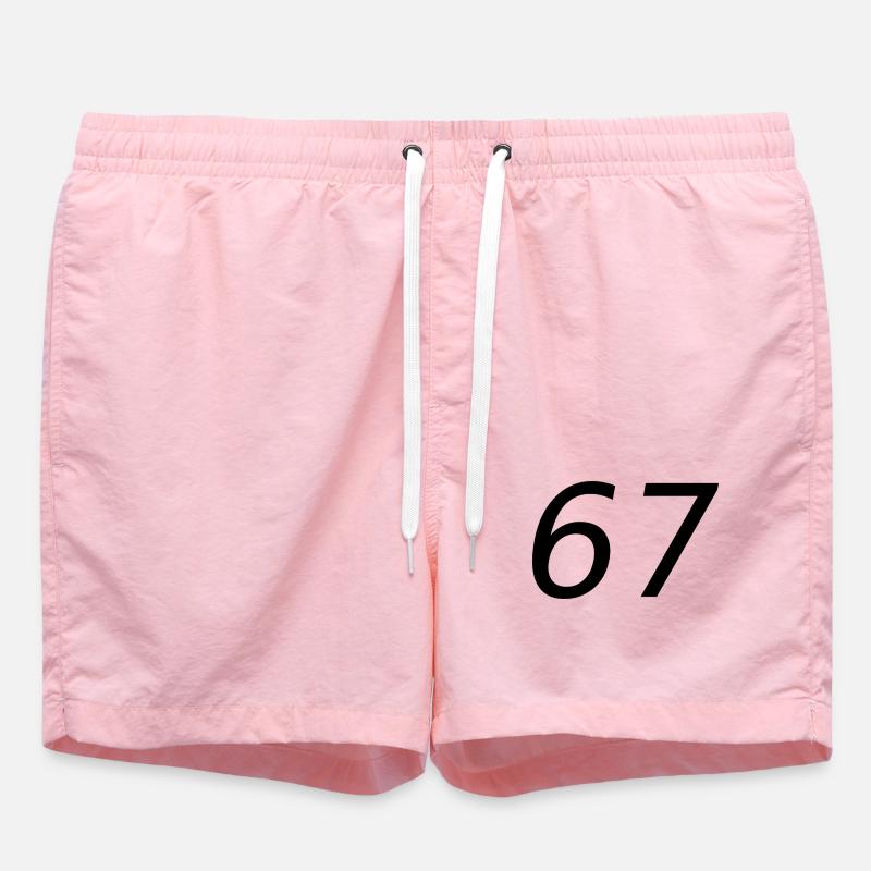 67 - Short de bain - rose