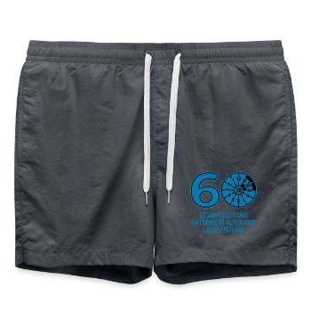 HU February 2026 - 60 Years - Birthday Gift - Swim Trunks -  - Front