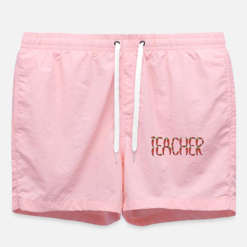 Professeur de chili - Short de bain - rose