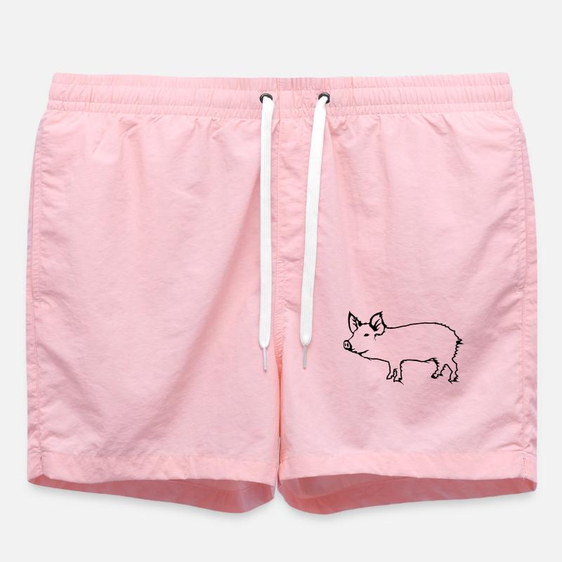 COCHON - Short de bain - rose