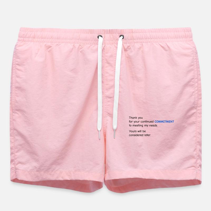 Baby Performance Review - Commitment - Swim Trunks - pink