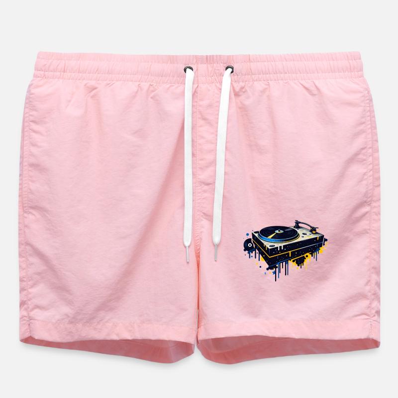 Conception de platines graffiti - Short de bain - rose