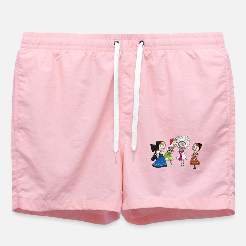 BANDE DESSINÉE - SERBSKE DRASTY - Short de bain - rose