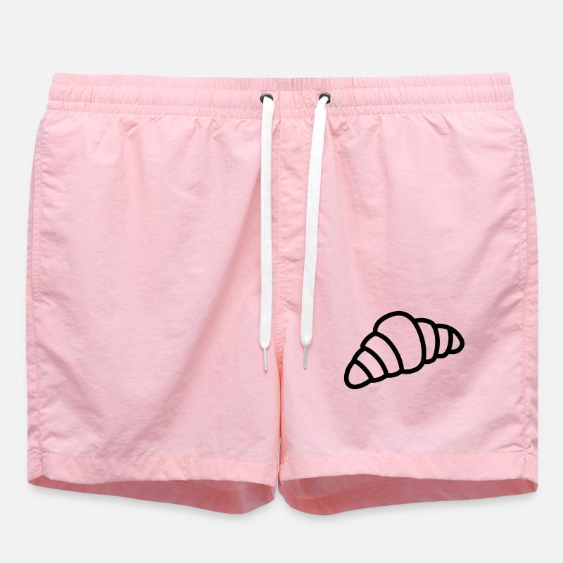 crescent - Swim Trunks - pink