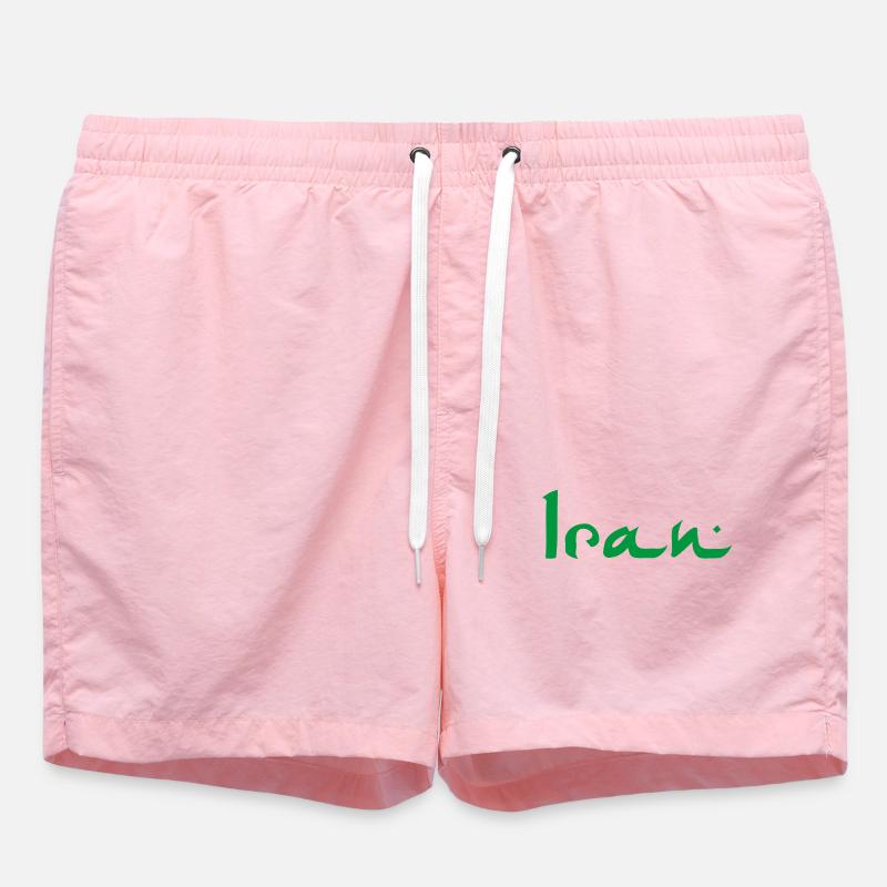 Iran - Short de bain - rose