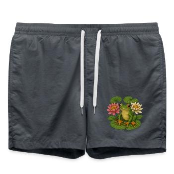 Grenouille Verdoyante parmi les lys lotus - Short de bain -  - Devant