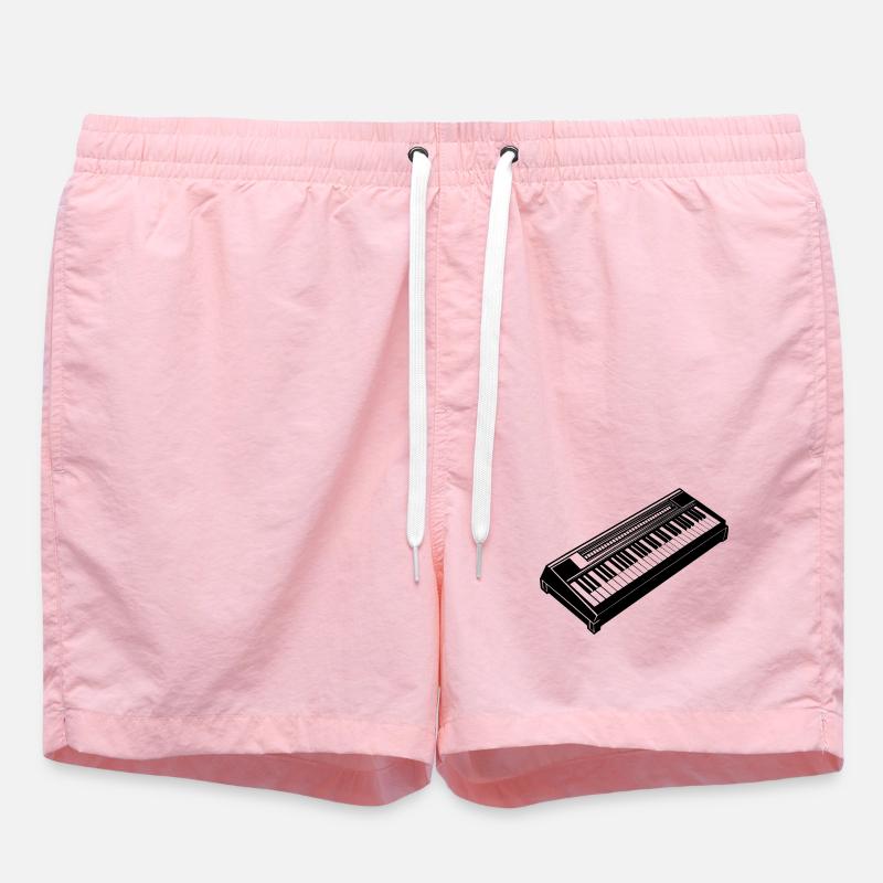 Electronic Keyboard - Swim Trunks - pink
