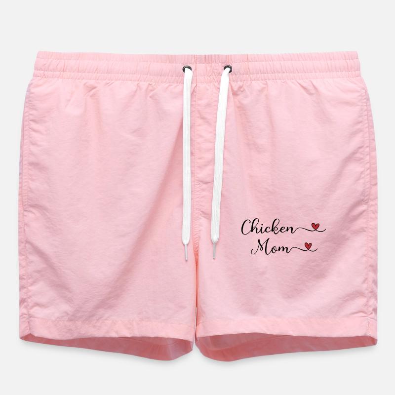Poulets - Short de bain - rose