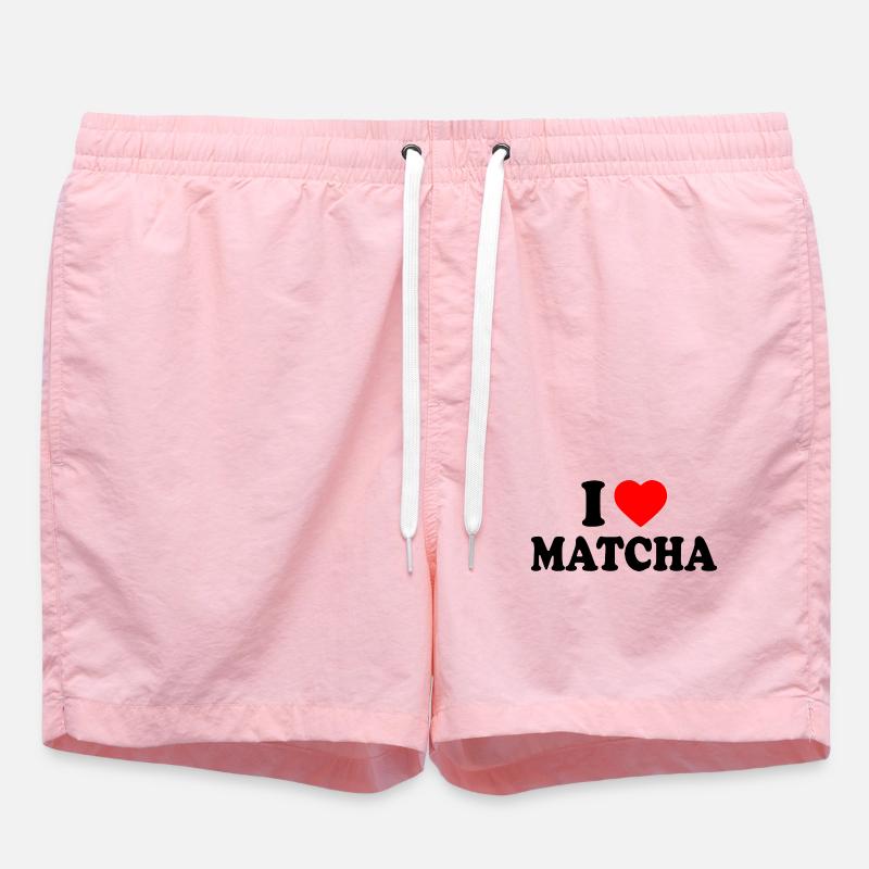 J’adore le Matcha - Short de bain - rose