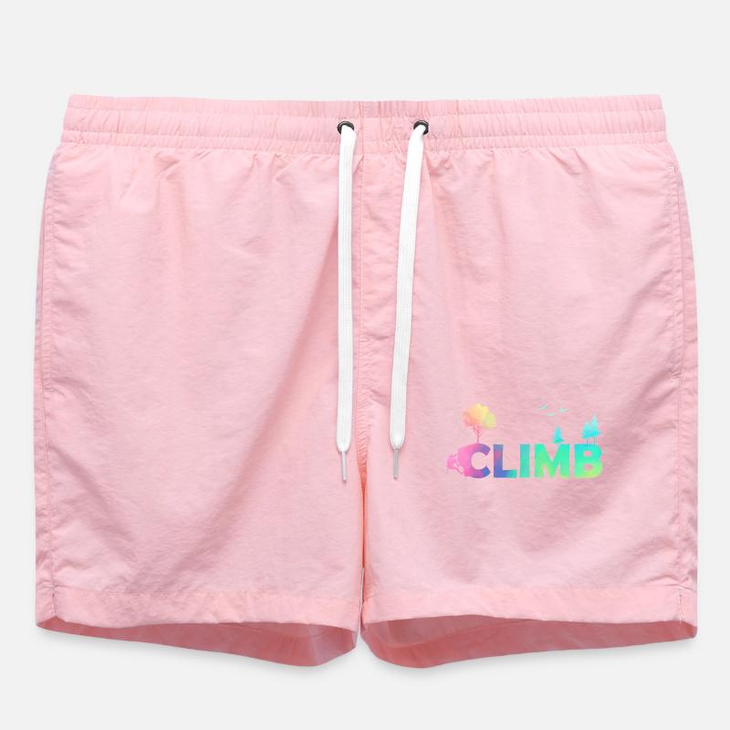 Climb Gradient Nature Climbing - Swim Trunks - pink