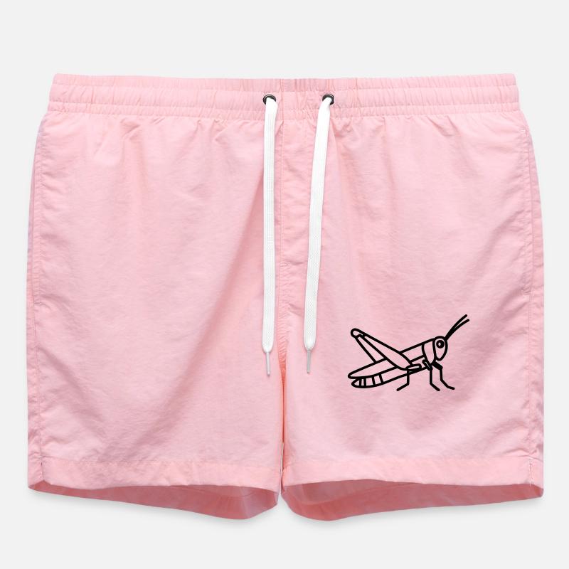 grasshopper - Swim Trunks - pink