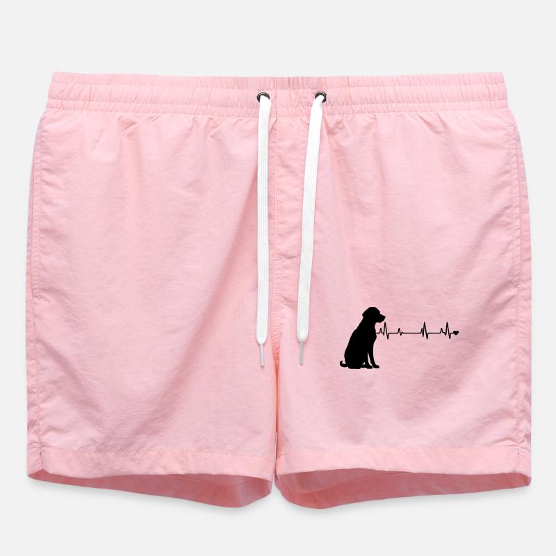 Chien - Short de bain - rose