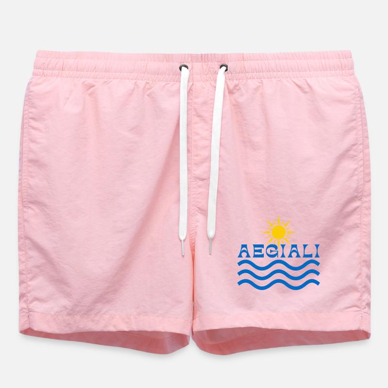 Soleil et Vagues d’Aegiali - Short de bain - rose
