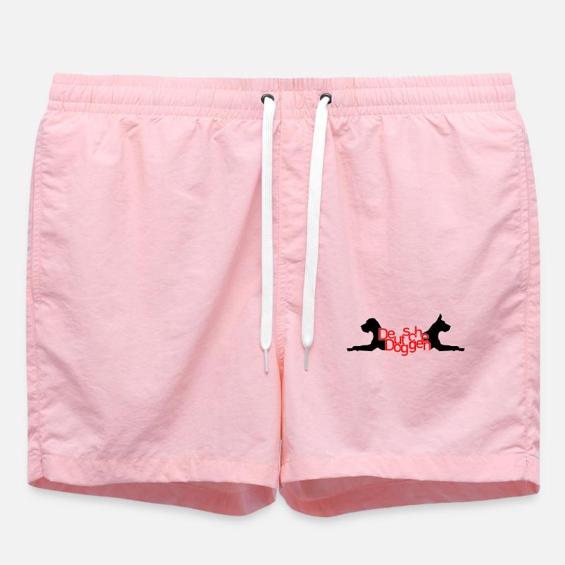 German mastiffs - T / P - Swim Trunks - pink