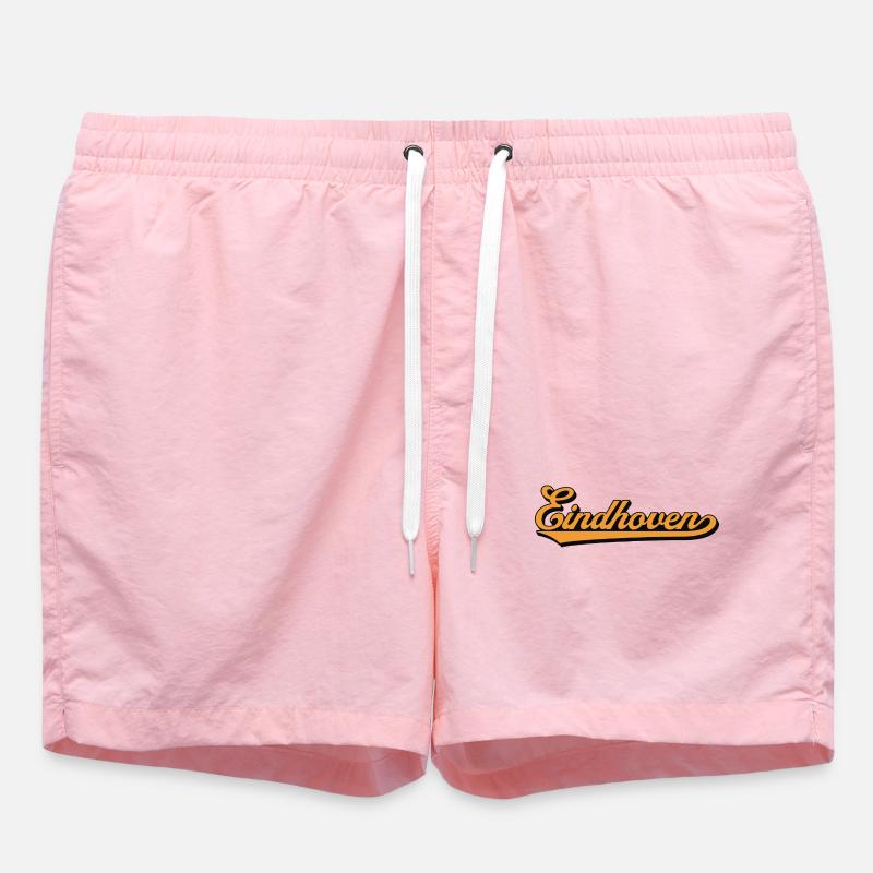 Eindhoven Retro Script - Short de bain - rose