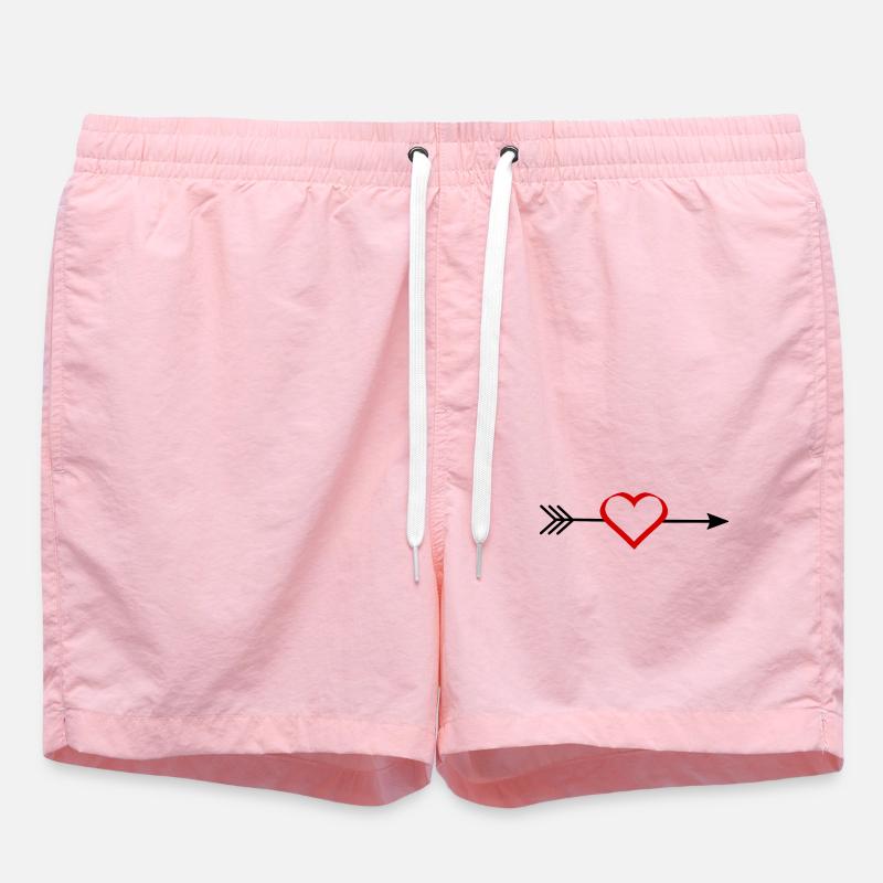 Cadeau Saint-Valentin Saint-Valentin - Short de bain - rose
