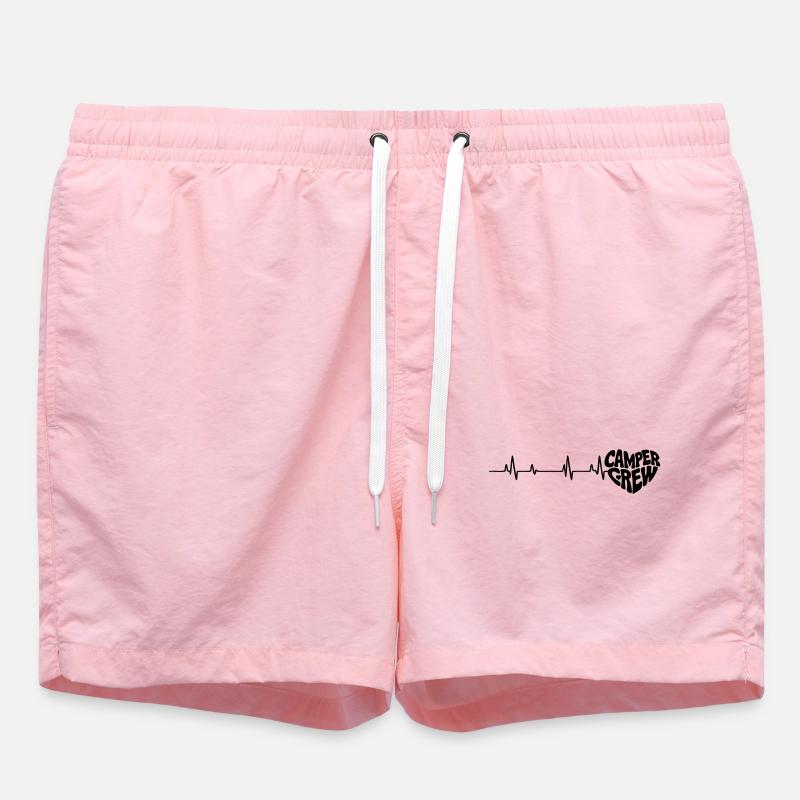 Herz_Camper - Swim Trunks - pink