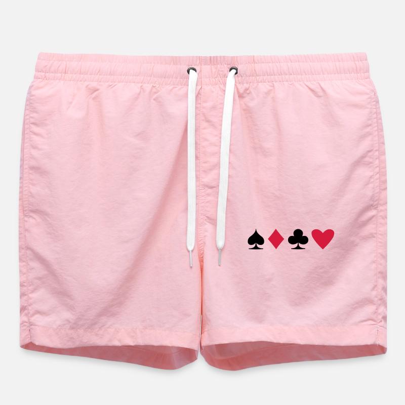 Poker Suit - Short de bain - rose