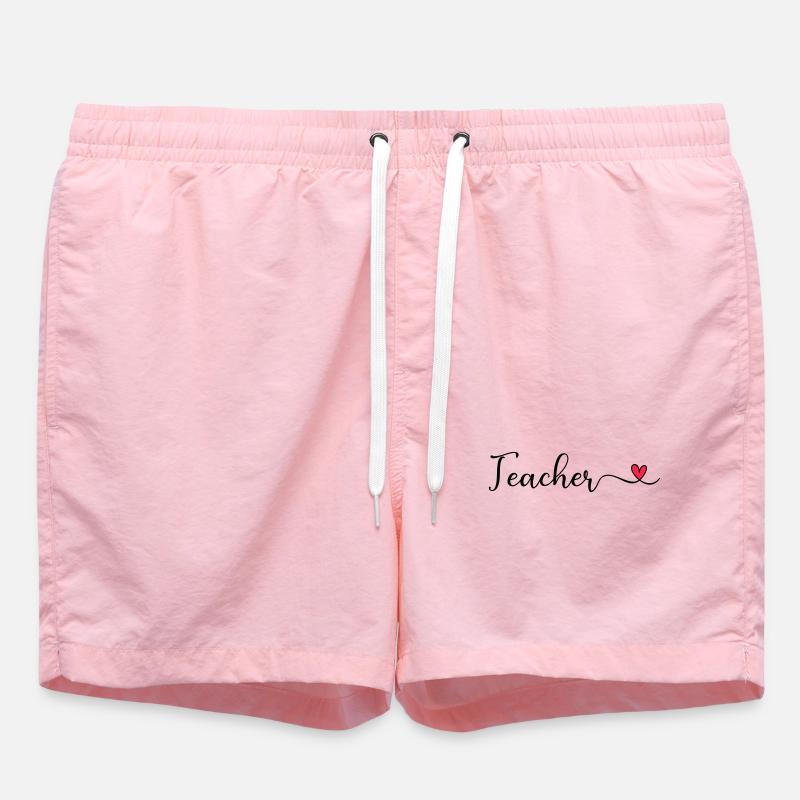 Lehrer - Badeshorts - Pink