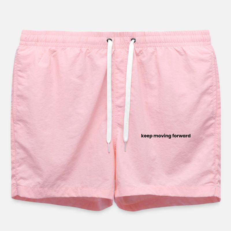 Keep moving forward - Swim Trunks - pink