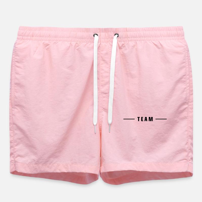 Ligne d’équipe - Short de bain - rose