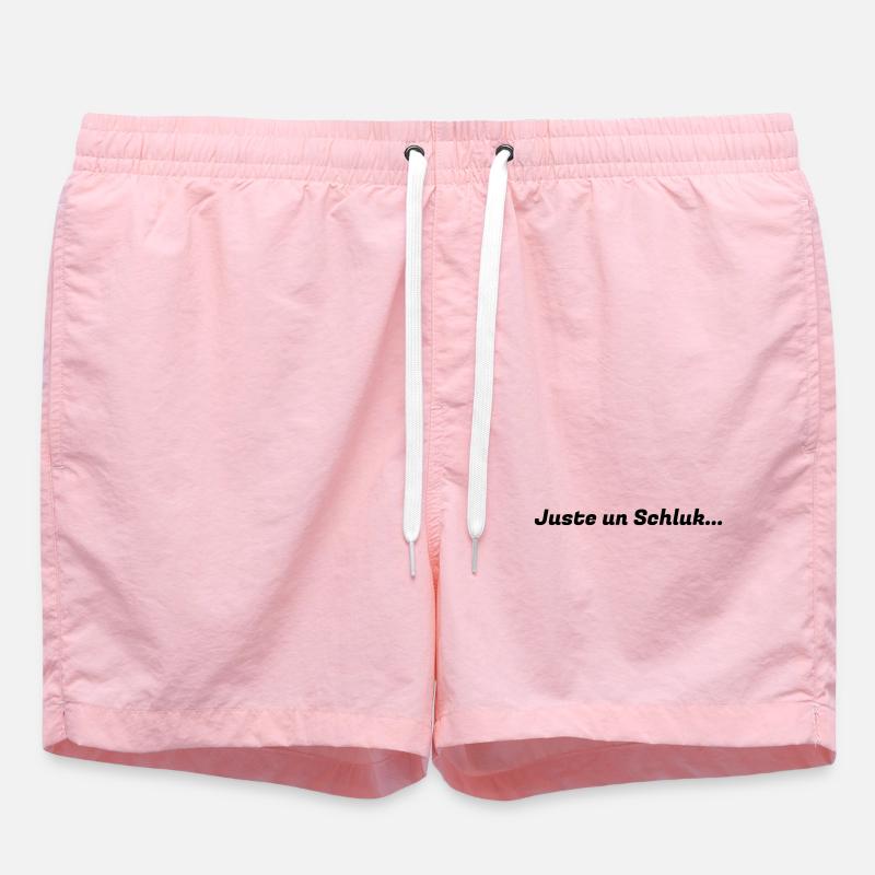 Juste_un_Schluck_logo - Short de bain - rose