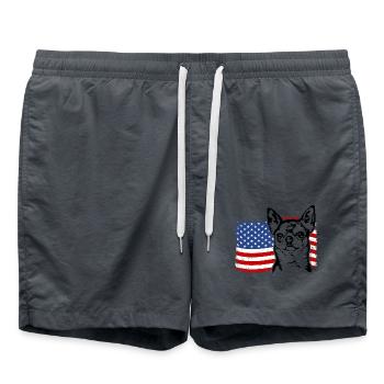 Chihuahua US Amérique Drapeau Chiens Chien Wilsigns - Short de bain -  - Devant