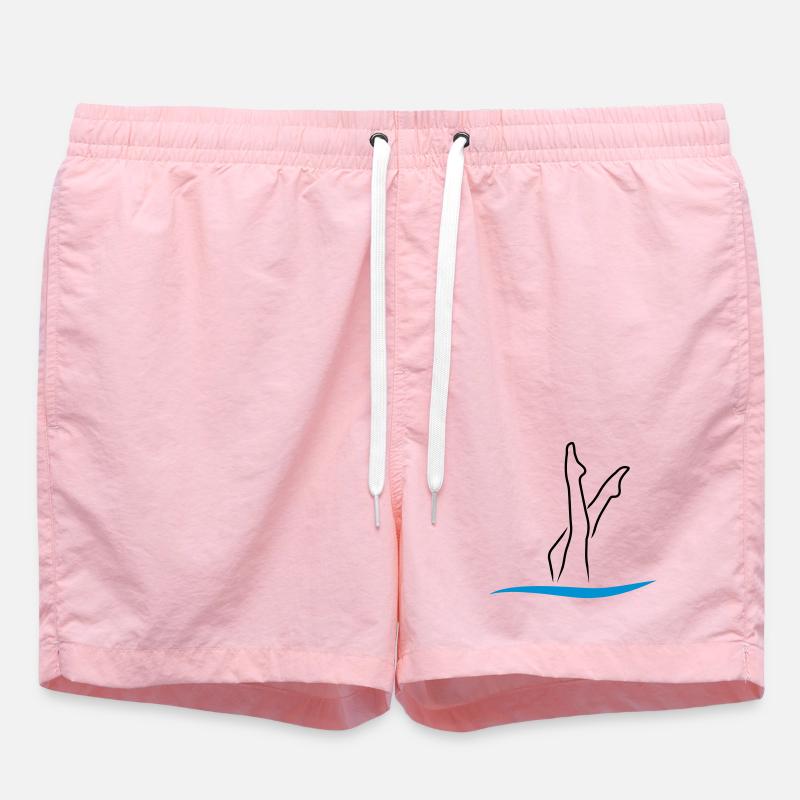 Synchronschwimmen - Badeshorts - Pink
