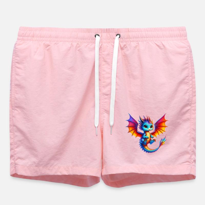 Dragon - Short de bain - rose