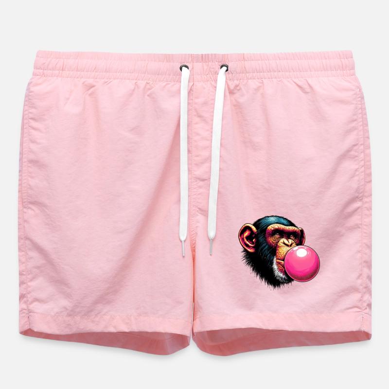 Singe - Short de bain - rose
