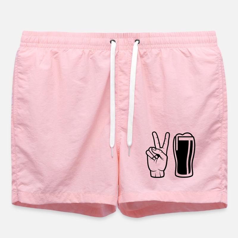 Commander de la bière - Short de bain - rose