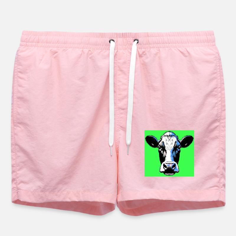 vache - Short de bain - rose