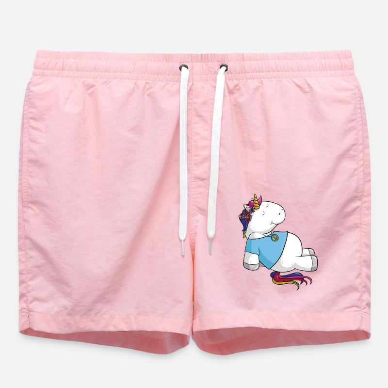 Hippie Einhorn Comic - Badeshorts - Pink