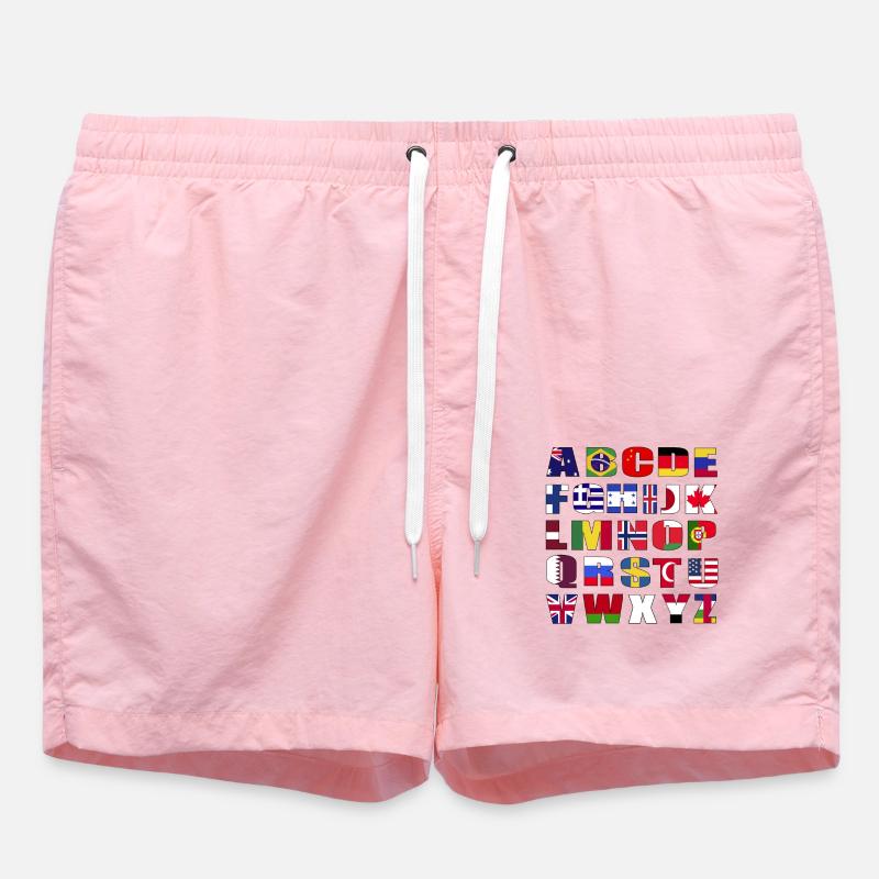 Drapeau - Short de bain - rose