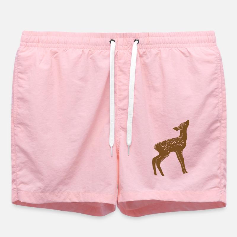 Cerf - Short de bain - rose