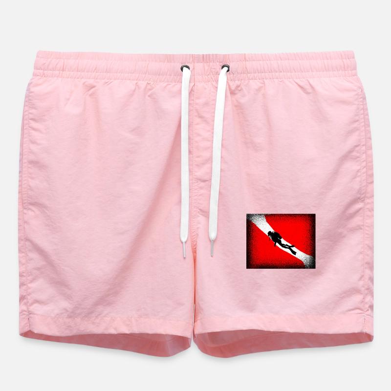 Dive - Swim Trunks - pink