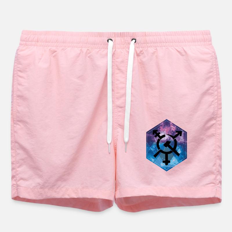 Communism - Swim Trunks - pink