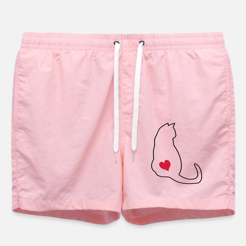 Katze - Badeshorts - Pink