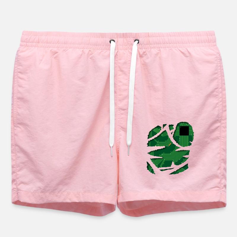 Stromkreis / Strom / Schaltplan / Technik Shirt - Badeshorts - Pink