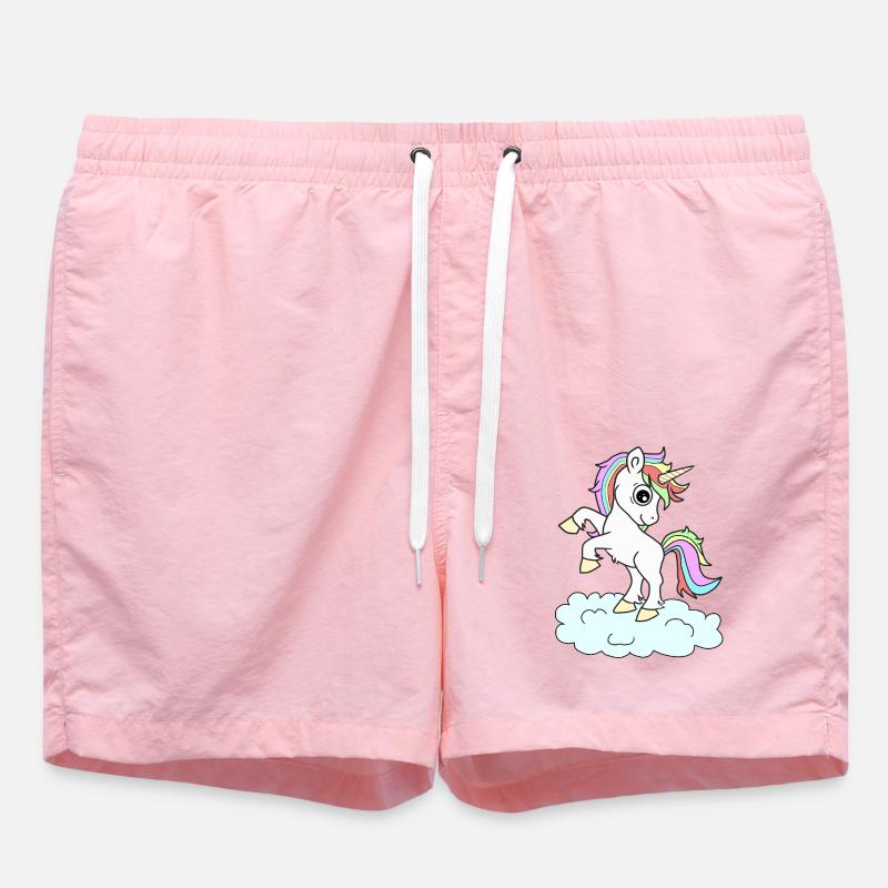 Einhorn Einhörner - Badeshorts - Pink