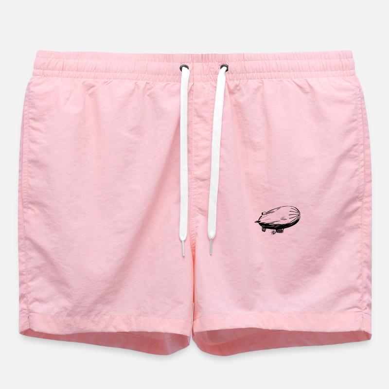 Luftschiff schwarz - Badeshorts - Pink