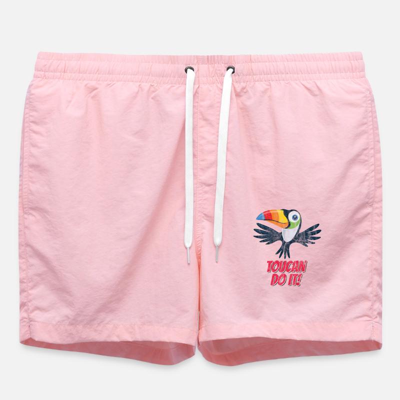 Toucan Do It - Badeshorts - Pink