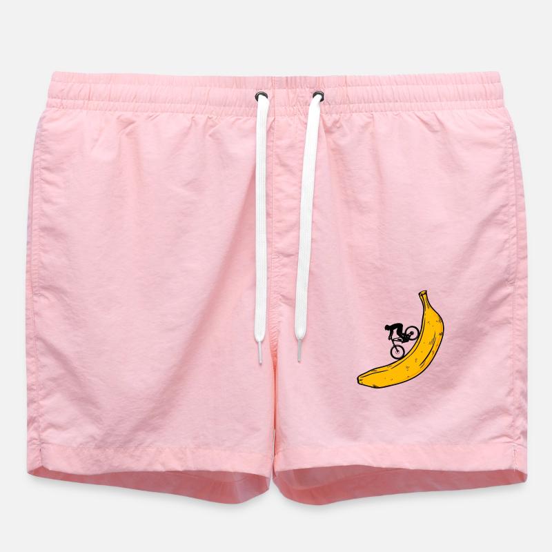 VTT banane descente - Short de bain - rose